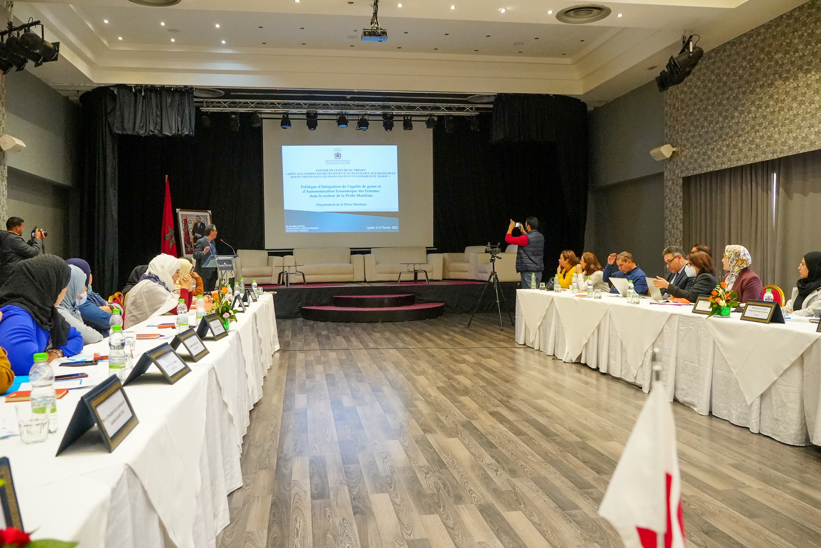UN Women及びモロッコ海洋漁業庁実施プロジェクト成果発表会(令和4年2月17日)